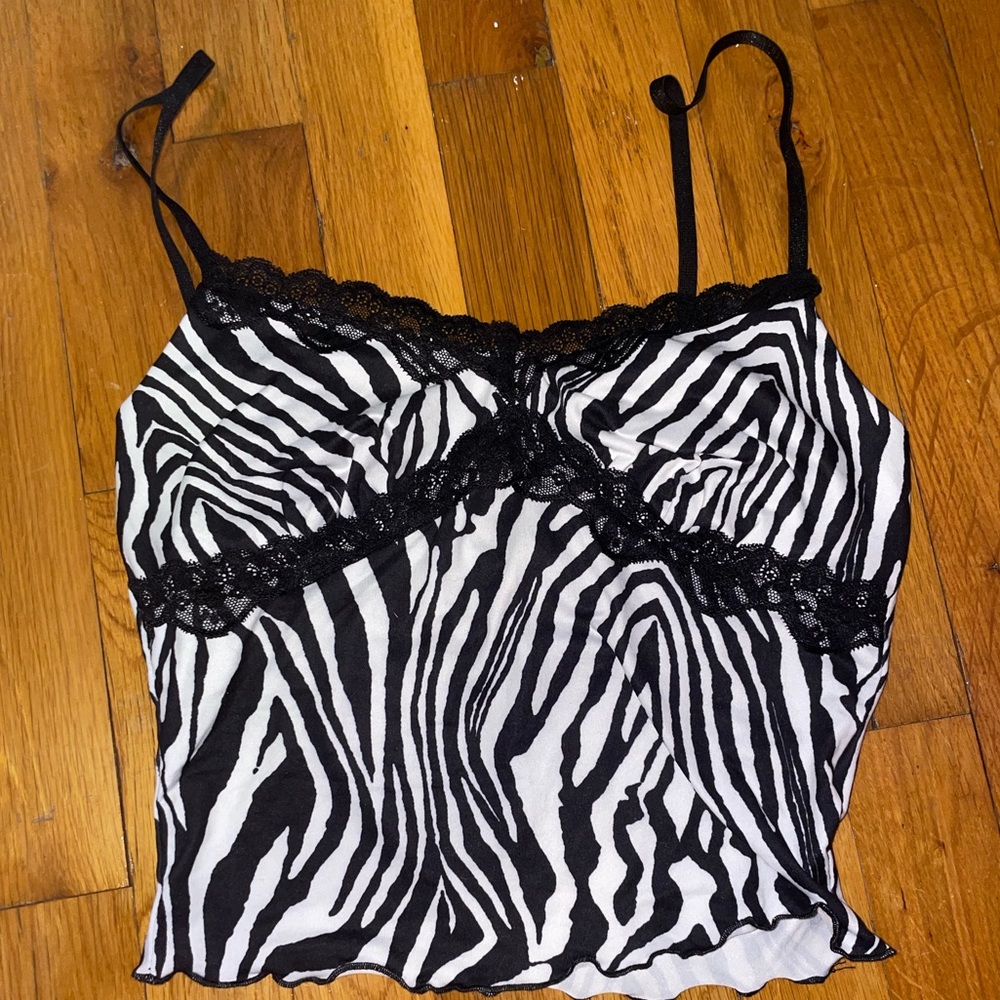 Zebra tank top